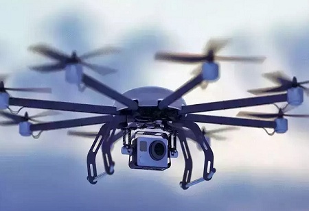 Solar-powered drone designed for surveillance operations introducing at Aero India