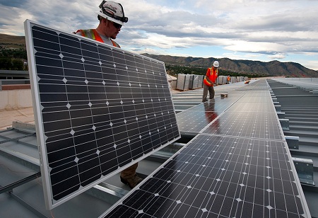 Energy self-sufficient factory starts to use solar rooftop and battery energy storage 
