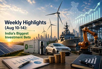 Weekly Highlights (Aug 10-14): India's Biggest Investment Bets Industry Outlook