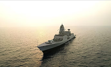 GRSE Hands Over Guided Missile Frigate to Indian Navy  