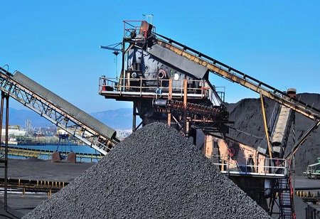 Coal production rose 18% to 448 million tonnes in October