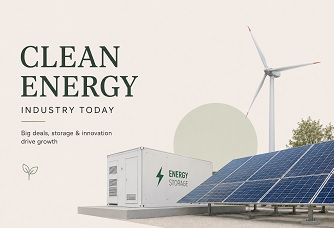 Clean Energy Industry Today: Big Deals and Storage Drive Growth, Industry Outlook