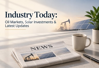 Industry Today: Oil Markets, Solar Investments & Latest Updates Industry Today: Oil Markets, Solar Investments & Latest Updates, Industry Outlook