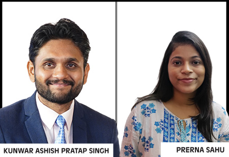 Prerna Sahu, Head of Operations, Vasudha Sanrakshan and Kunwar Ashish Pratap Singh, Executive Engineer, Vasudha Sanrakshan 