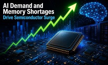AI Demand and Memory Shortages Drive Semiconductor Surge
