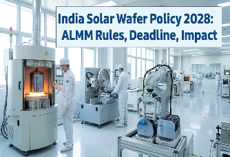 India Solar Wafer Policy 2028: ALMM Rules, Deadline, Impact